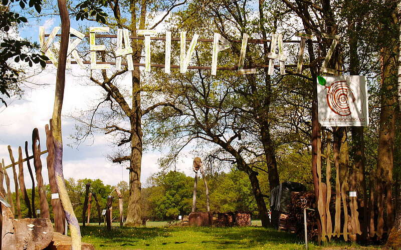 Kreativplatz Luckenwalde, Skulpturenpark und Workshops