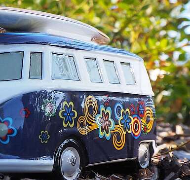 Campervan Miniatur im Fläming