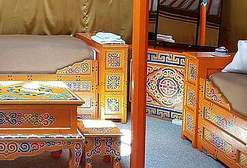 Jurte in der Pension New Nomads