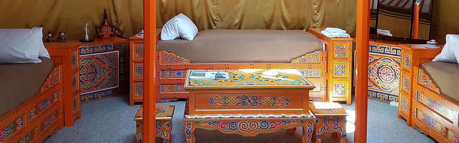 Jurte in der Pension New Nomads