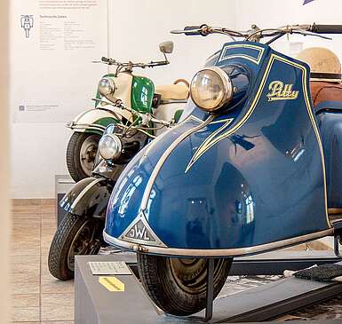 <p>Museum für Stadt und Technik Ludwigsfelde, Roller "Pitty"</p>