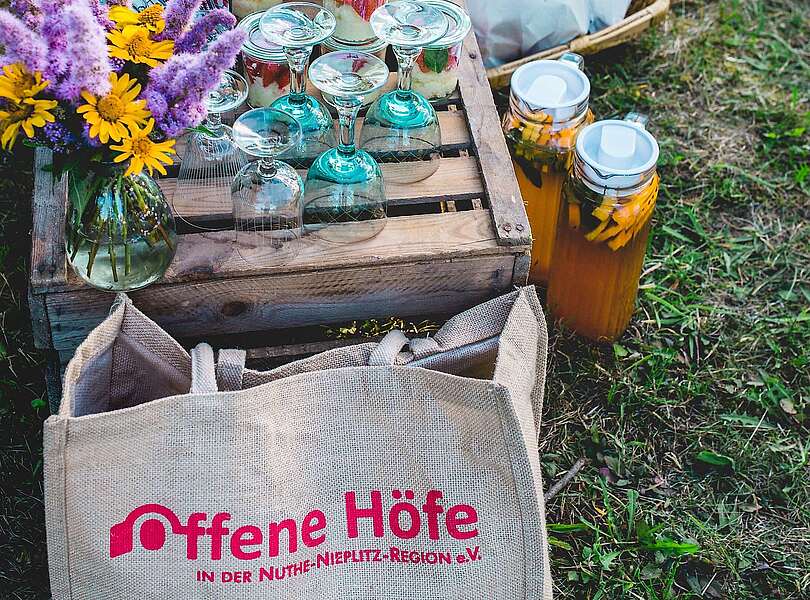 Picknick Offenen Höfe