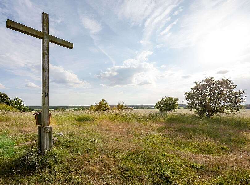 Gipfelkreuz auf dem Hagelberg