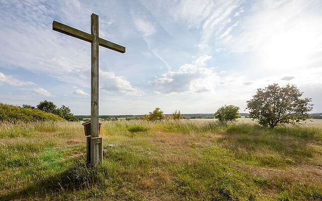 Gipfelkreuz auf dem Hagelberg