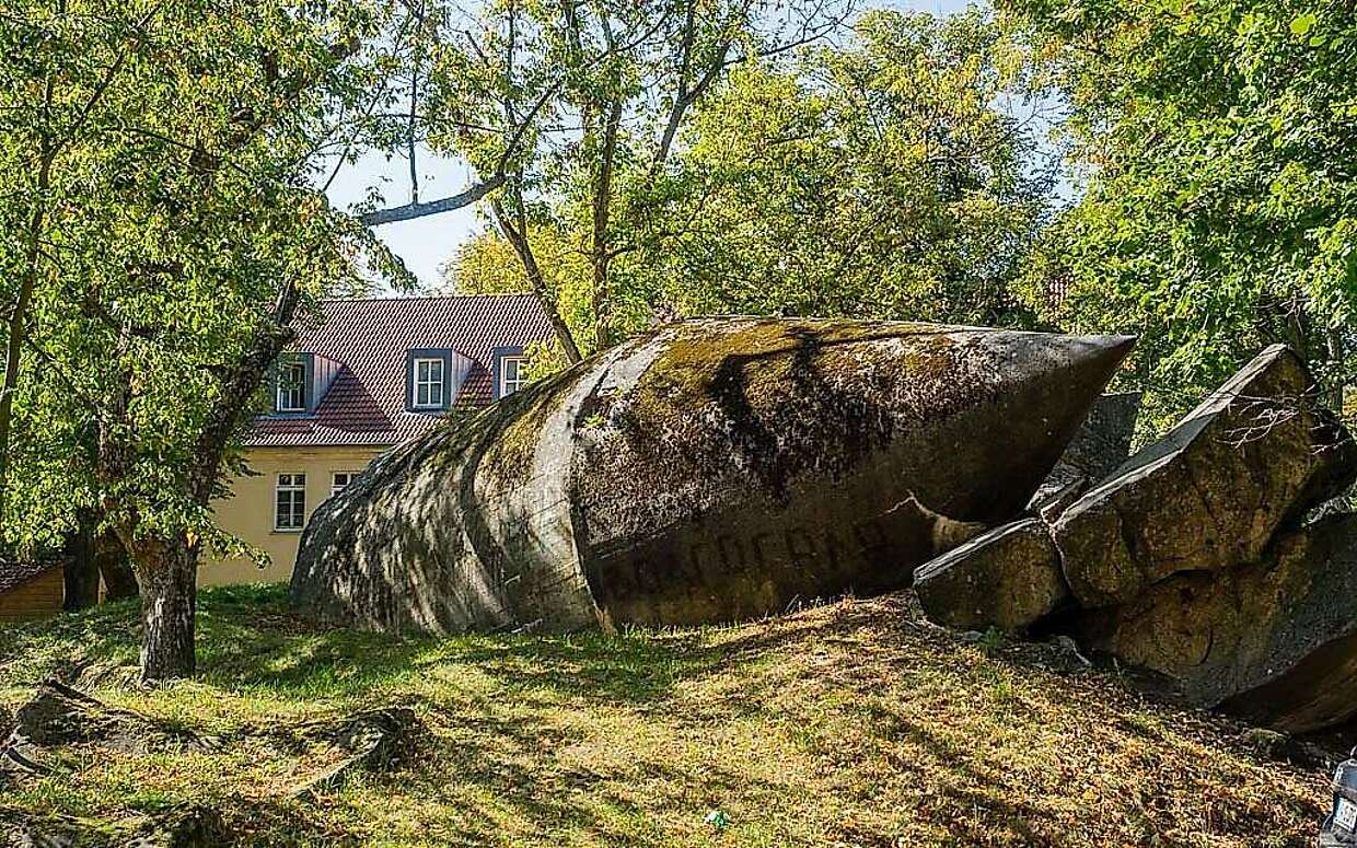 Gesprengter Bunker in Wünsdorf