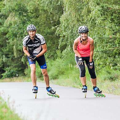 Skater auf der Flaeming-Skate