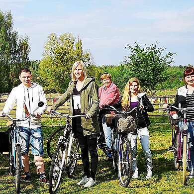 Anradeln mit den Flämingbotschaftern