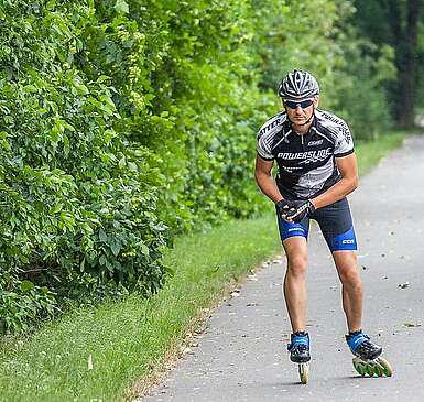 Skater auf der Flaeming-Skate