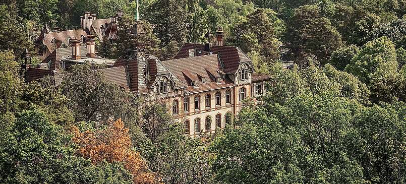 Blick über Beelitz Heilstätten