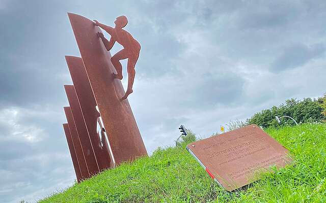 Mauerdenkmal am Mauerweg im Mahlow