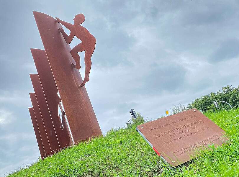 Mauerdenkmal am Mauerweg im Mahlow