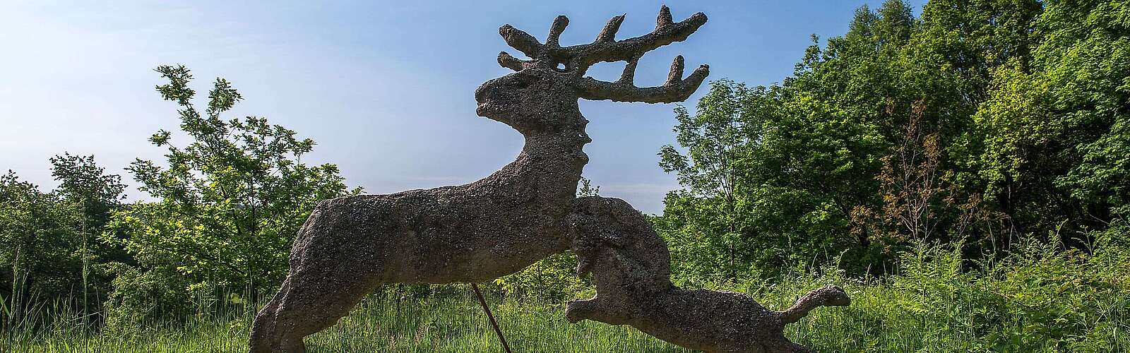 Kunstwerk auf dem Kunstwanderweg