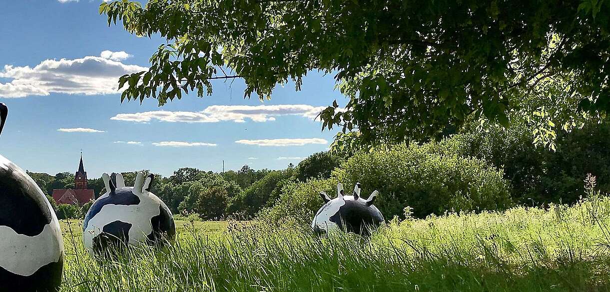 Kunstwerk Ku(h)ieren bei Wiesenburg