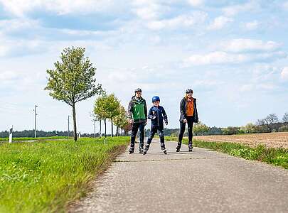 Skatehotel Gutshaus Petkus - Skater unterwegs