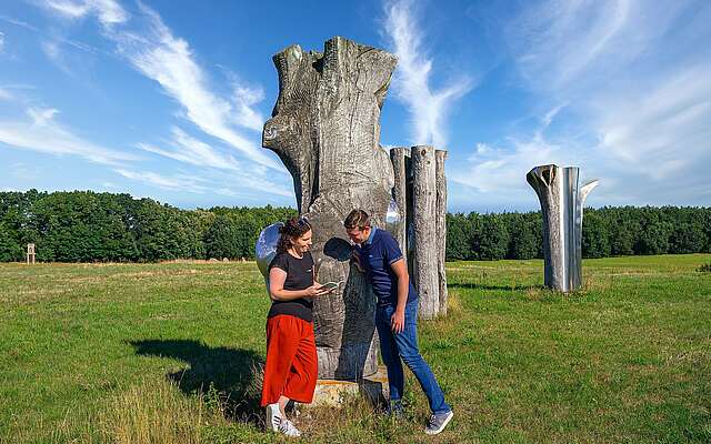 Skulpturenwiese in Bülzig