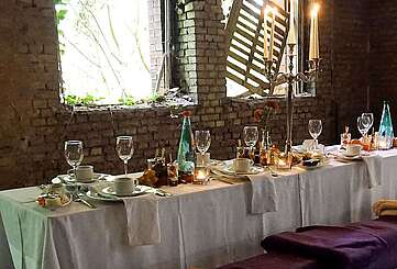 Gedeckte Tafel in Beelitz-Heilstätten