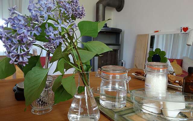 Workshop zur Herstellung von Pflegecreme