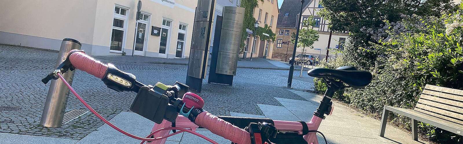 Radpause in der Altstat Bad BelzigBad