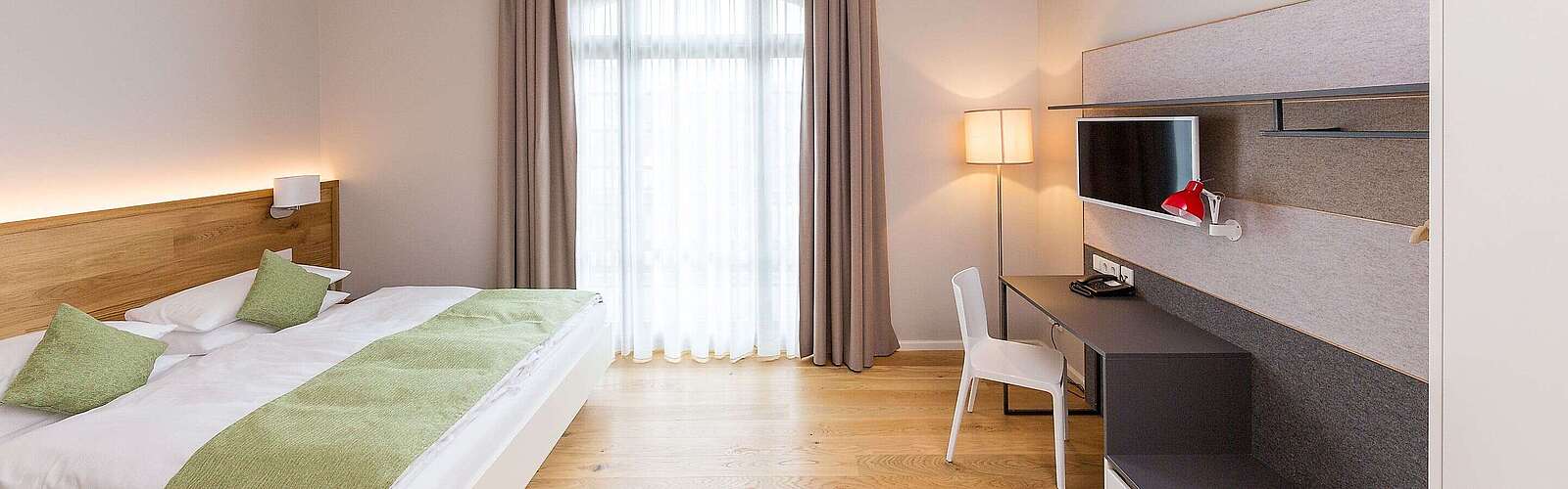 Innenansicht Doppelzimmer im Paulinen Hof Seminarhotel