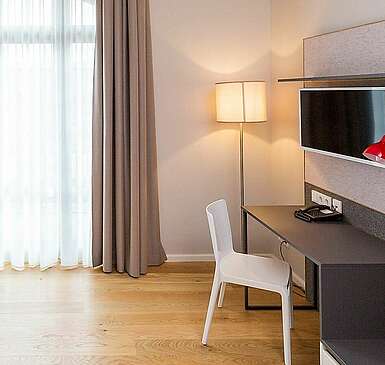 Innenansicht Doppelzimmer im Paulinen Hof Seminarhotel