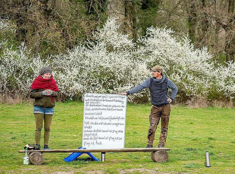 Wildnisschule Hoher Fläming - Paul Wernicke erklärt