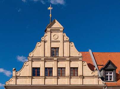 Giebel Rathaus Bad Belzig