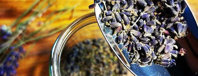 Lavendel im Glas