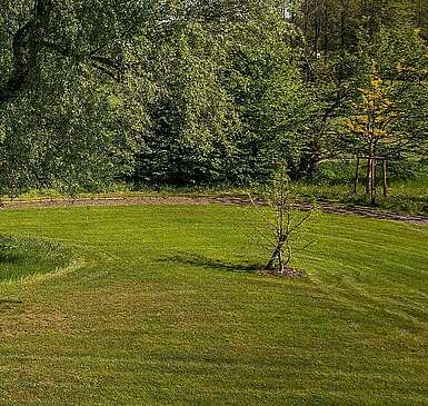 Tagen im Grünen hinter dem Paulinen Hof
