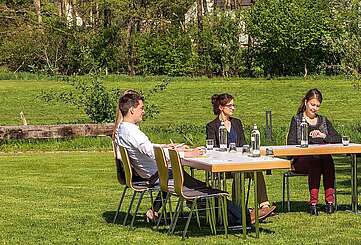 Tagen im Grünen hinter dem Paulinen Hof